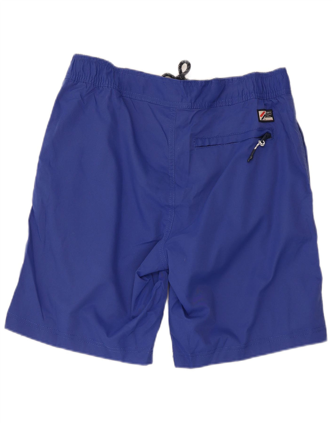 Ανδρικό γραφικό σορτς κολύμβησης Superdry με μεσαίο μπλε πολυεστέρα