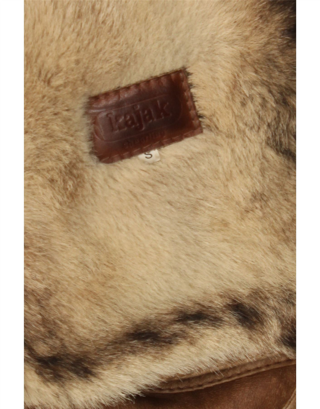 Ανδρικό Shearling Jacket VINTAGE UK 36 Small Brown Shearling