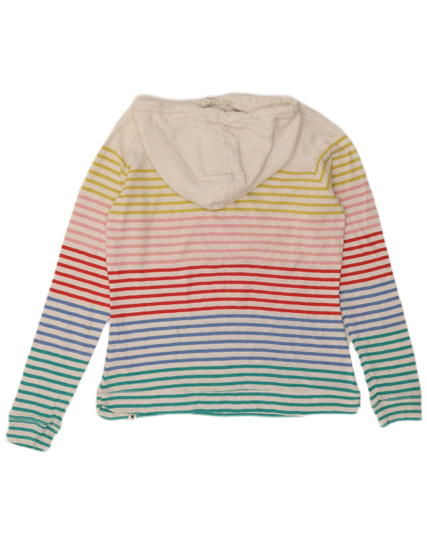 Joules Γυναικείο Hoodie Jumper UK 14 Μεσαίο πολύχρωμο βαμβακερό ριγέ