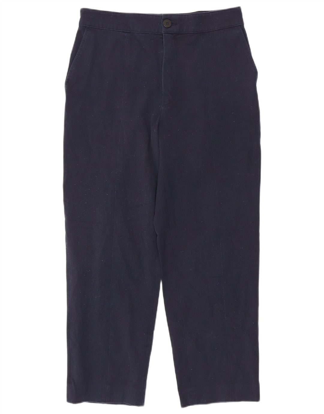 Massimo Dutti Γυναικείο Cropped Παντελόνι EU 40 Medium W30 L26 Navy Blue