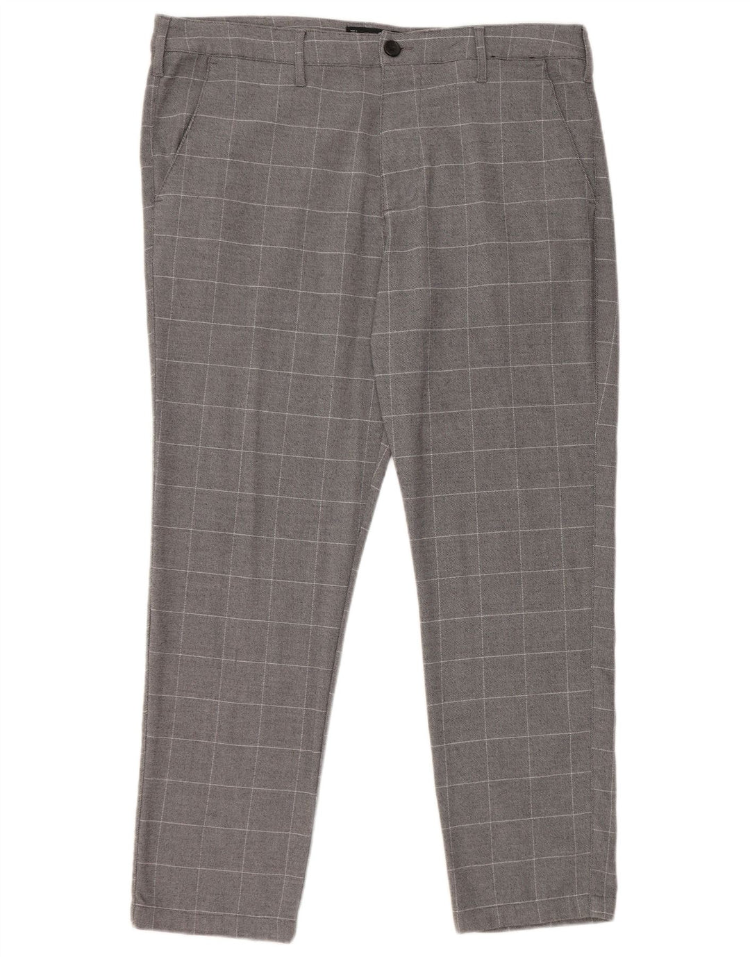 Ανδρικό παντελόνι Chino Hollister W36 L28 Grey Check Polyester