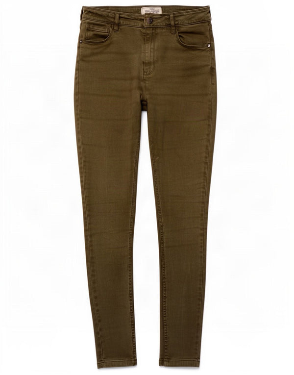 Fat Face Γυναικεία Skinny Jeans UK 8 Small W28 L27 Khaki Cotton