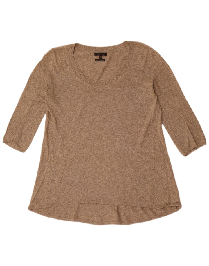 Massimo Dutti Γυναικείο τοπ 3/4 μανίκι UK 10 Small Brown