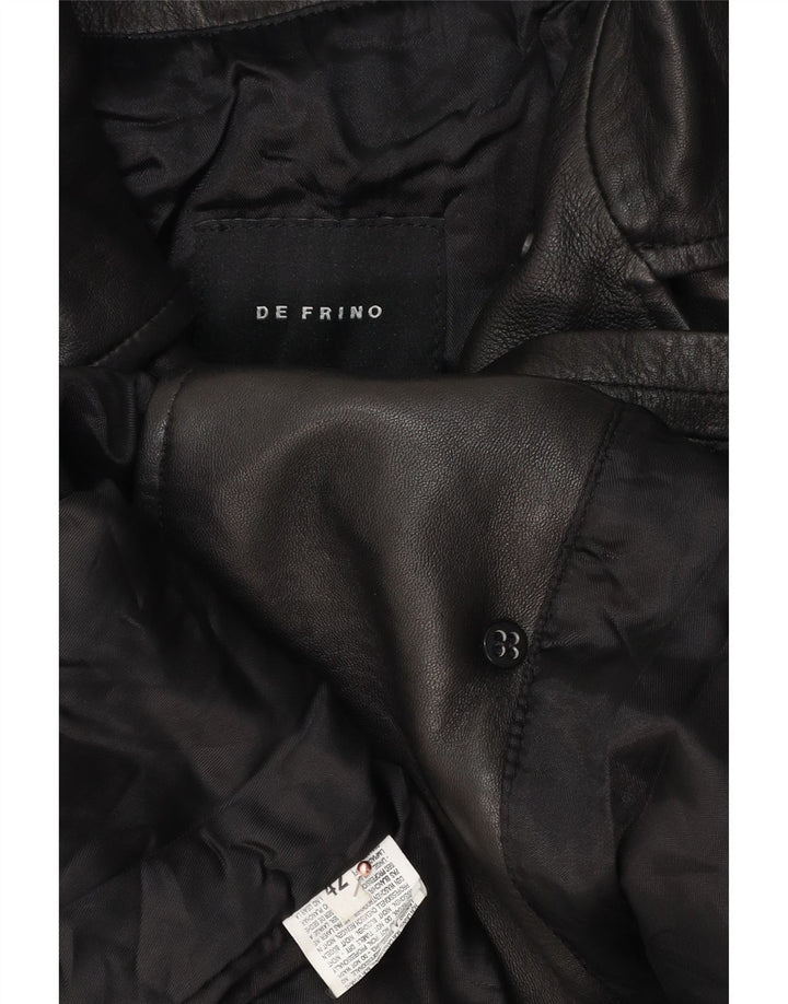 Vintage Γυναικείο Oversized Παλτό Διπλό στήθος IT 42 Μεσαίο Μαύρο