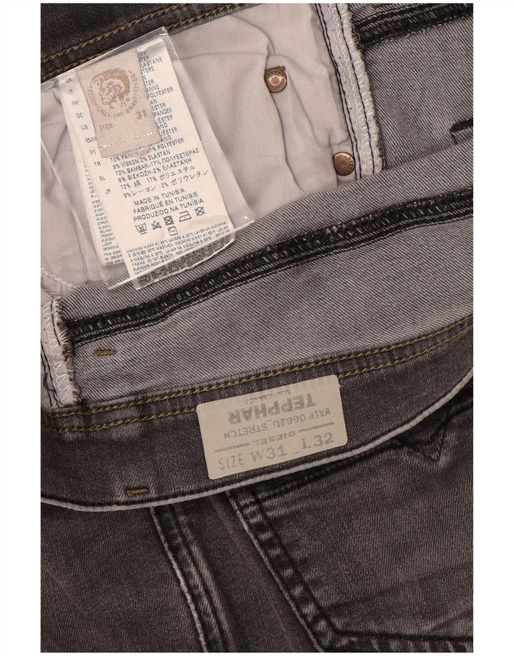 DIESEL Ανδρικό Tepphar Carrot Slim Jeans W31 L32 Γκρι βαμβακερό