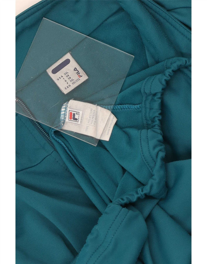 Ανδρική φόρμα Fila Top Jacket 2XL Turquoise Colourblock Polyester