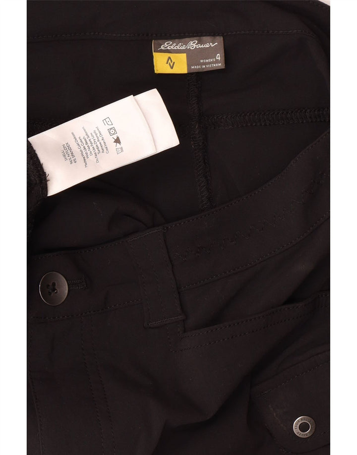 EDDIE BAUER Womens Cargo Shorts US 4 Small W30 Black Nylon Vintage Eddie Bauer and Second-Hand Eddie Bauer from Messina Hembry 