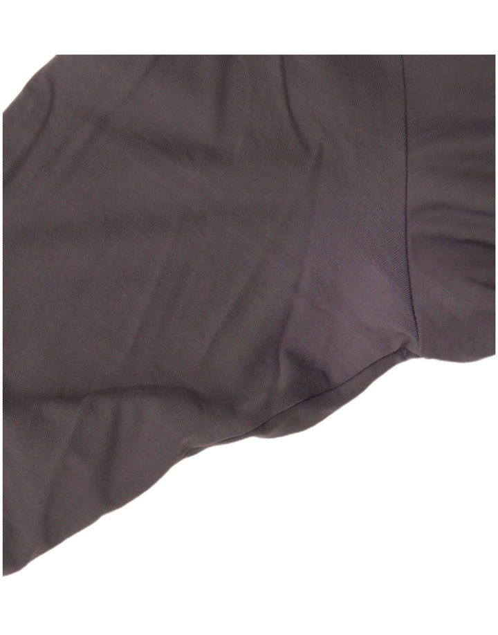 Γυναικείο μπλουζάκι Guess Graphic 3/4 μανίκι UK 12 μεσαίο γκρι πολυαμίδιο