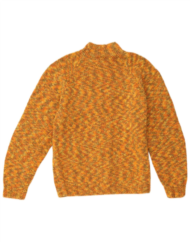 Vintage γυναικείο πουλόβερ UK 12 Medium Yellow Flecked