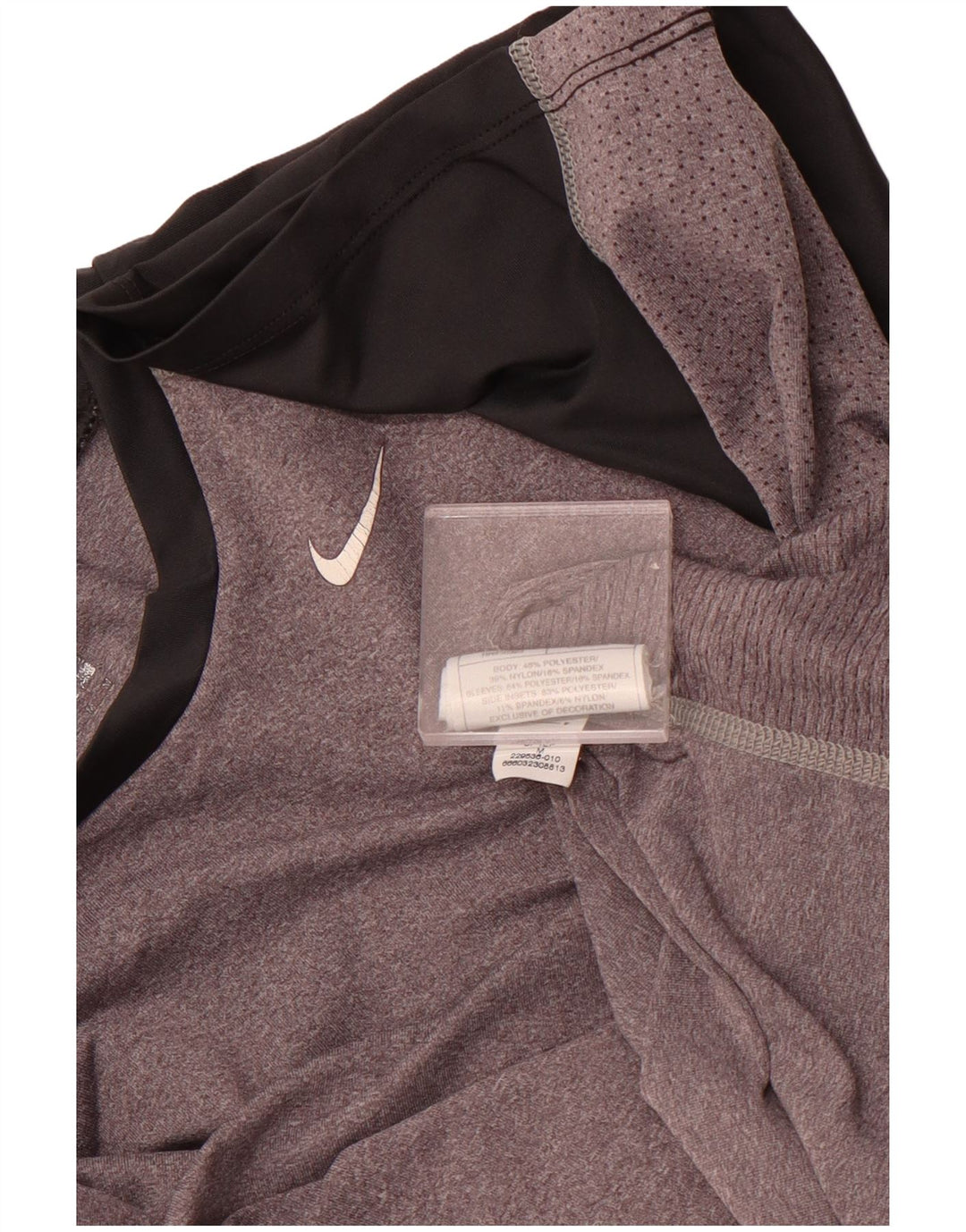 Ανδρικό T-Shirt NIKE Τοπ μεσαίου γκρι χρώματος πολυεστέρας