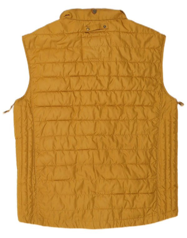 Massimo Dutti Ανδρική επένδυση Gilet UK 36 Small Yellow Polyester