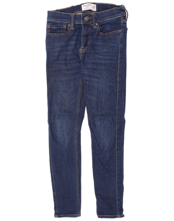 Abercrombie & Fitch Boys Slim Skinny Jeans 11-12 ετών W24 L25 Navy Blue