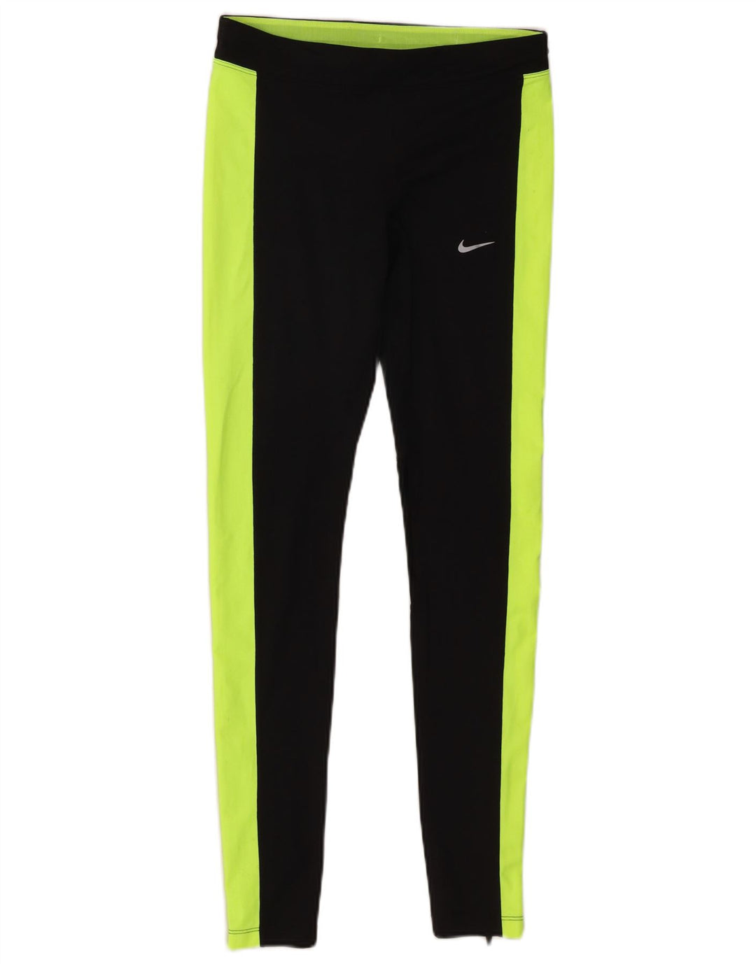 Nike Γυναικεία κολάν Dri Fit UK 10 Small Black Colourblock Polyester