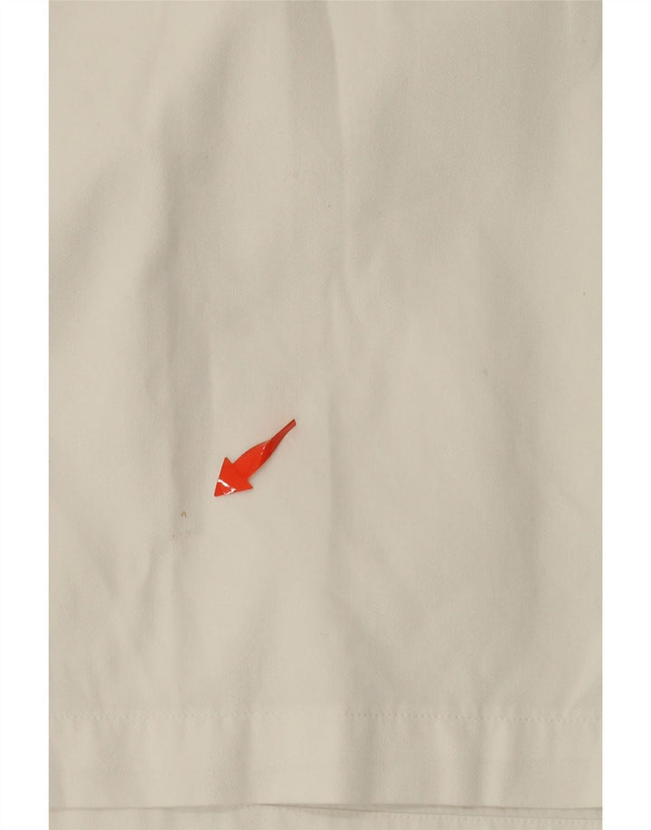 CALVIN KLEIN Ανδρικό Χακί κοντομάνικο πουκάμισο XL Λευκό βαμβακερό