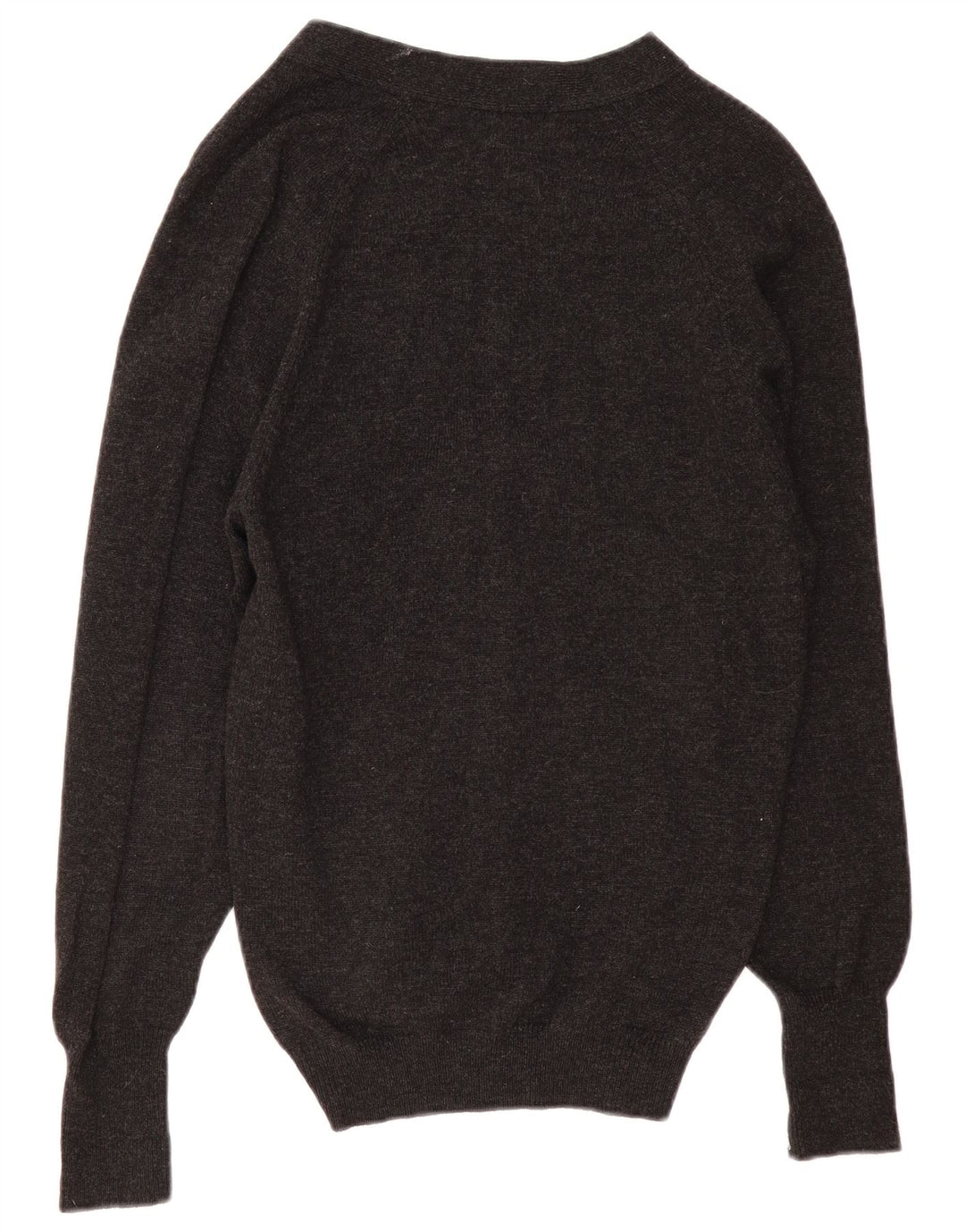 MARKS & SPENCER Ανδρικό πουλόβερ ζακέτα EU 46 XL Γκρι Lambswool