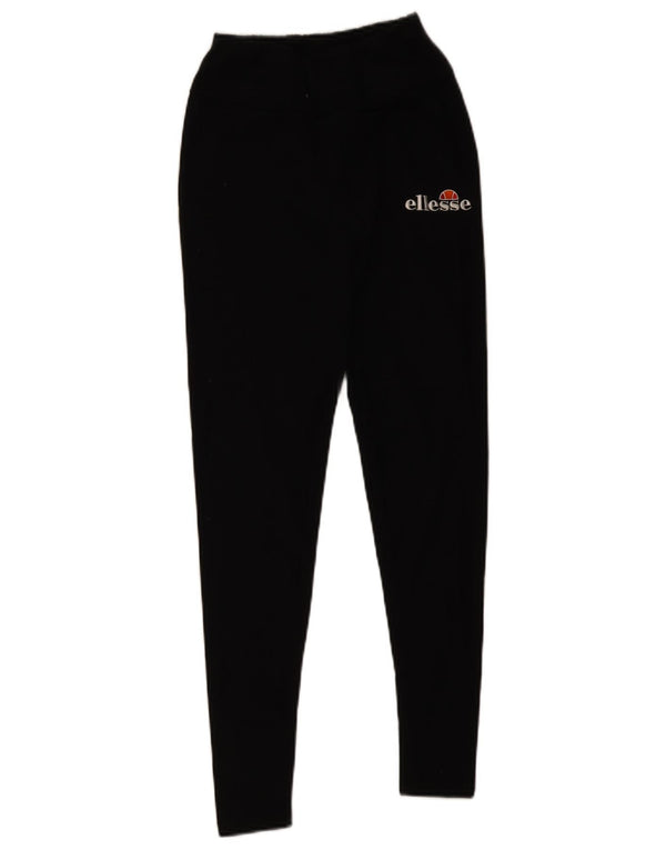 Ellesse Γυναικείο Γραφικό Κολάν UK 10 Μικρό Μαύρο Βαμβακερό
