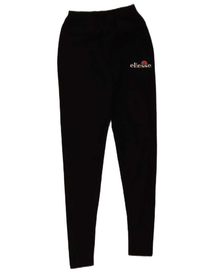 Ellesse Γυναικείο Γραφικό Κολάν UK 10 Μικρό Μαύρο Βαμβακερό