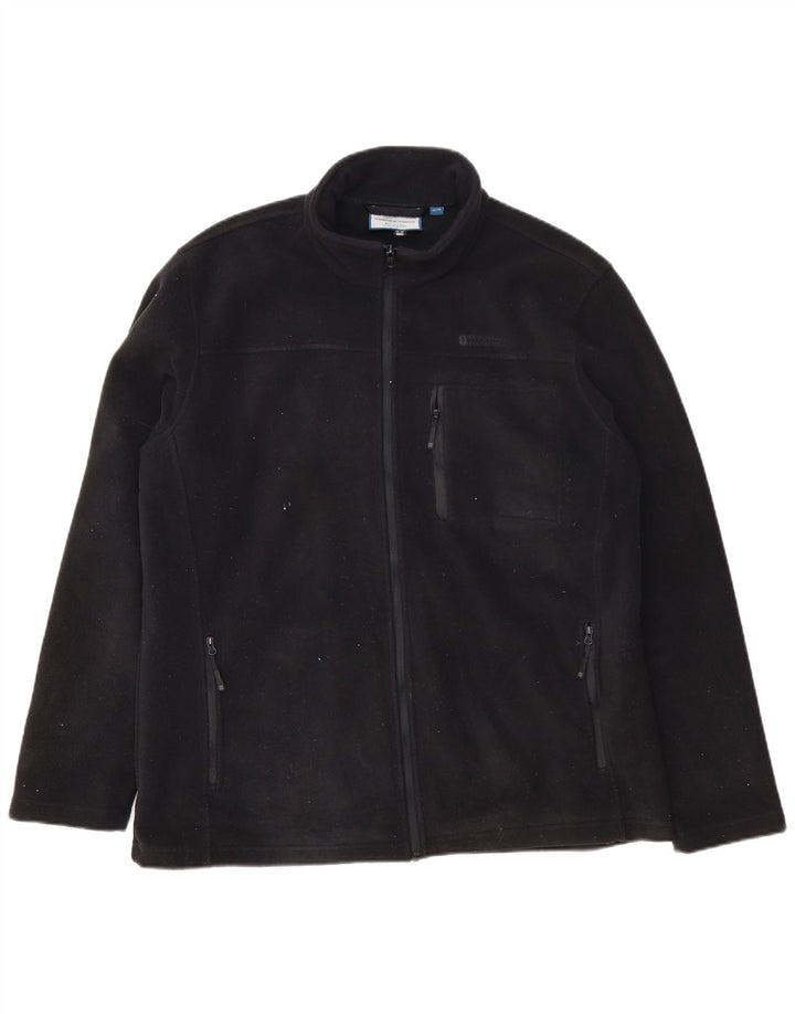 Mountain Warehouse Ανδρικό Fleece Jacket UK 42 XL Μαύρο Πολυεστέρας
