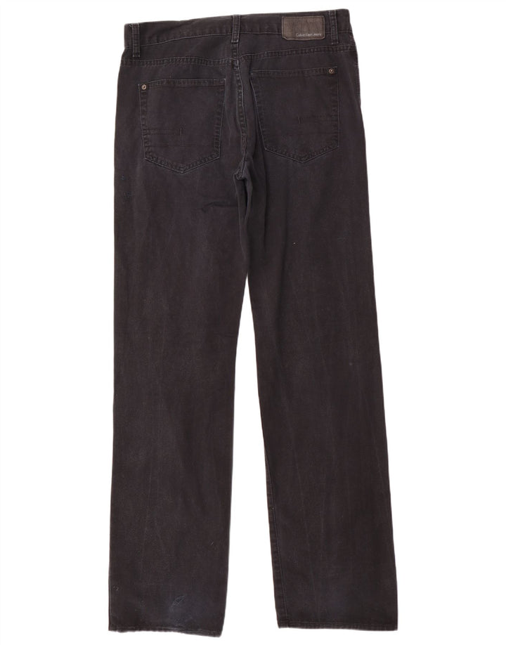 Ανδρικό τζιν ίσιο Calvin Klein W33 L34 Navy Blue Cotton