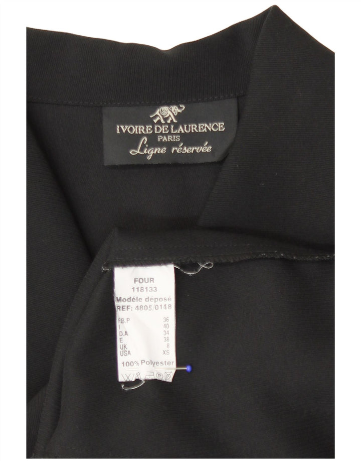 Γυναικείο πουκάμισο Ivoire de Laurence Μπλούζα UK 8 Small Black Polyester