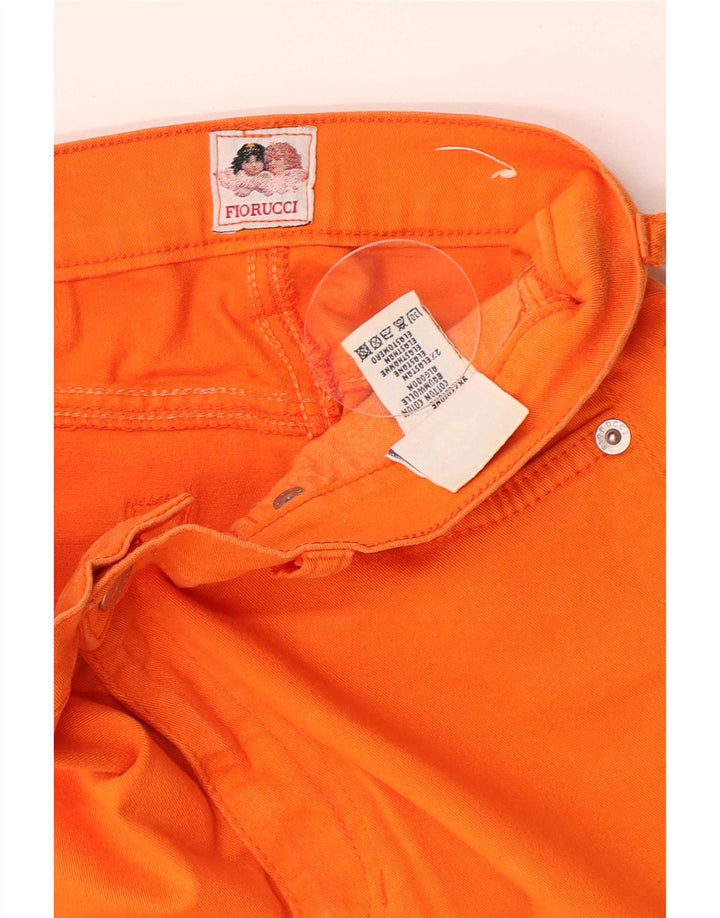 Fiorucci Γυναικείο Slim Jeans W28 L30 Πορτοκαλί βαμβακερό