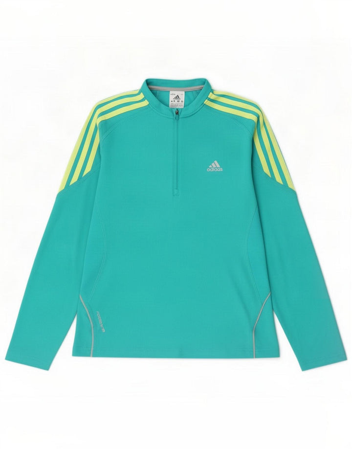Γυναικεία φόρμα πουλόβερ με φερμουάρ Adidas Top UK 14 Medium Turquoise