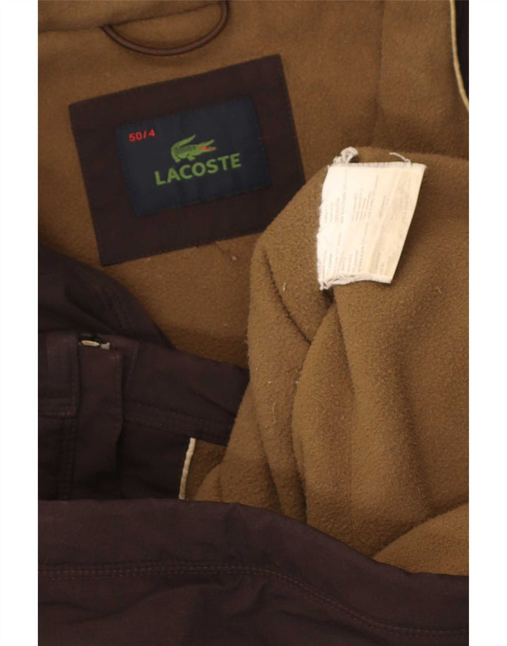 Ανδρικό αντιανεμικό μπουφάν Lacoste Μέγεθος 4 Μεσαίο Καφέ Πολυαμίδιο