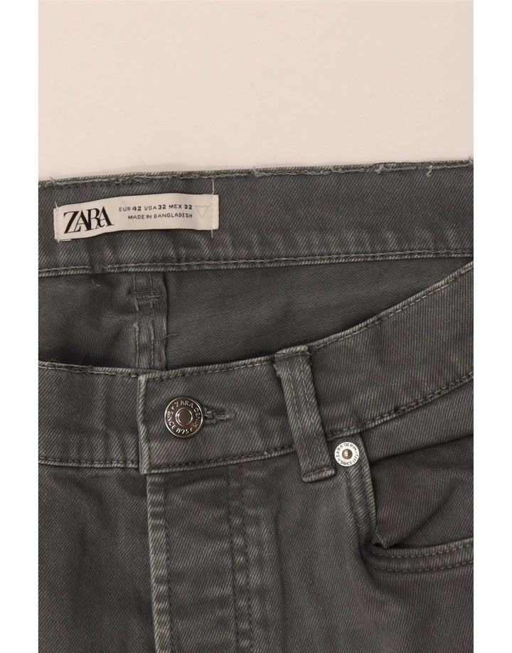 Zara Γυναικείο Slim Jeans EU 42 Large W32 L30 Grey