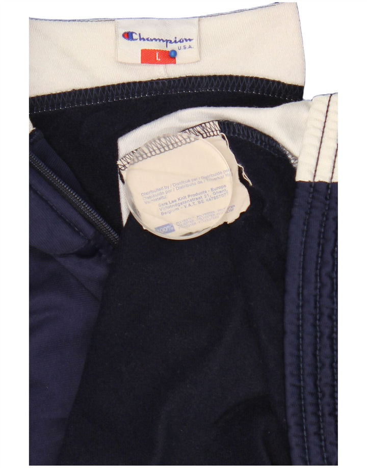 Ανδρική φόρμα Champion Graphic Top Jacket Large Navy Blue Colourblock