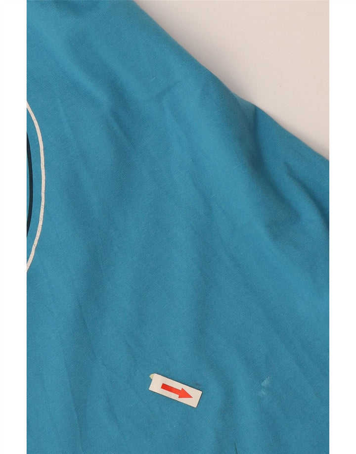 Tommy Hilfiger Ανδρικό γραφικό T-Shirt Top 2XL Μπλε βαμβακερό