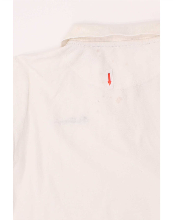 Ben Sherman Boys Polo πουκάμισο 8-9 ετών Λευκό βαμβακερό