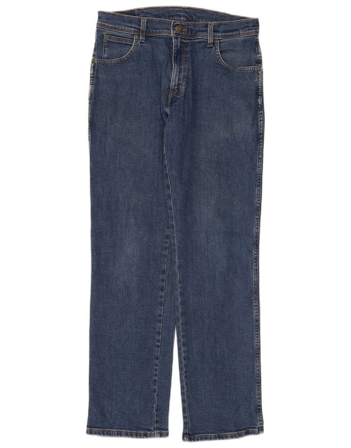 Ανδρικό τζιν WRANGLER Regular Fit ίσιο W32 L32 Μπλε βαμβακερό
