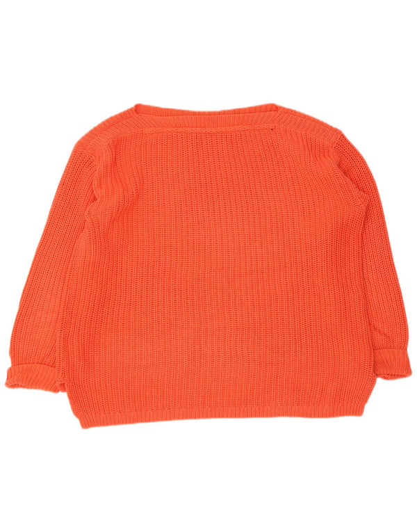 Marks & Spencer Γυναικείο πουλόβερ με λαιμόκαυστο UK 12 Medium Orange