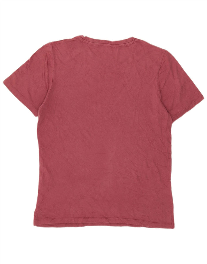 Jack & Jones Ανδρικό T-Shirt Top Μεσαίο Ροζ Βαμβακερό
