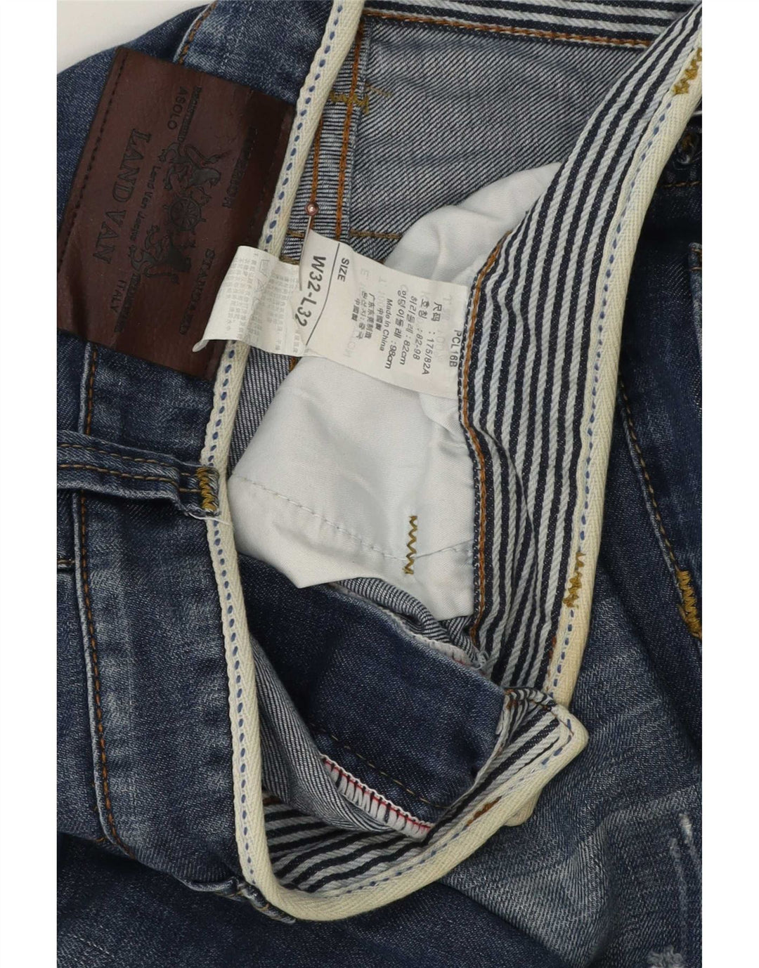 Vintage Ανδρικό Distressed τζιν σορτς W32 μεσαίο μπλε βαμβακερό