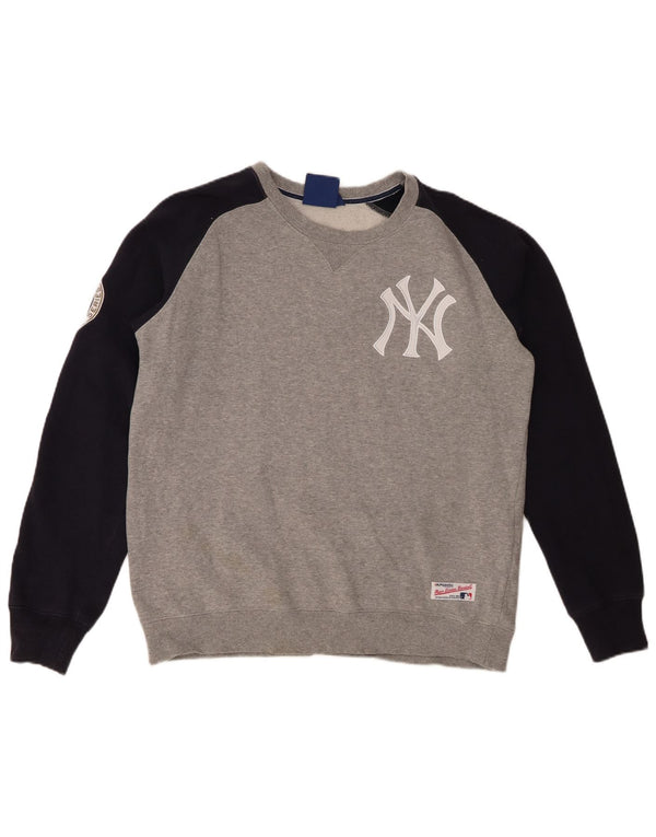 MAJESTIC Γυναικεία φούτερ New York Yankees Jumper UK 16 Large Grey