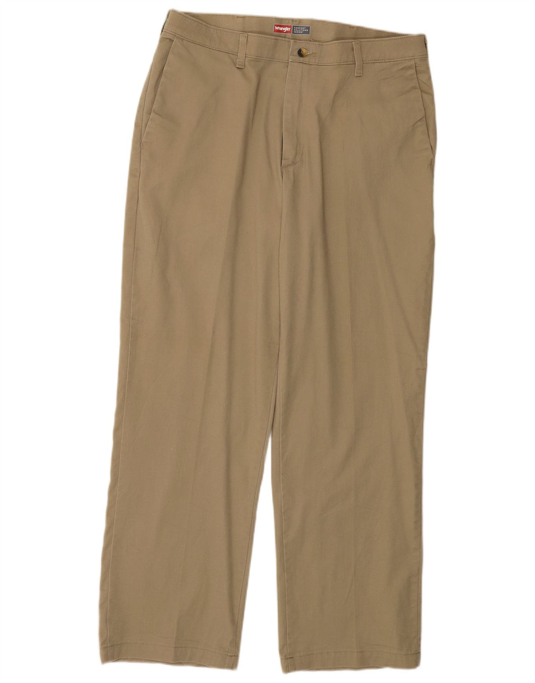 Ανδρικό ίσιο παντελόνι chino WRANGLER Comfort Fit W34 L30 Μπεζ βαμβακερό