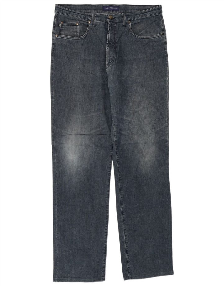 Ανδρικό τζιν Trussardi ίσιο W38 L34 Μπλε