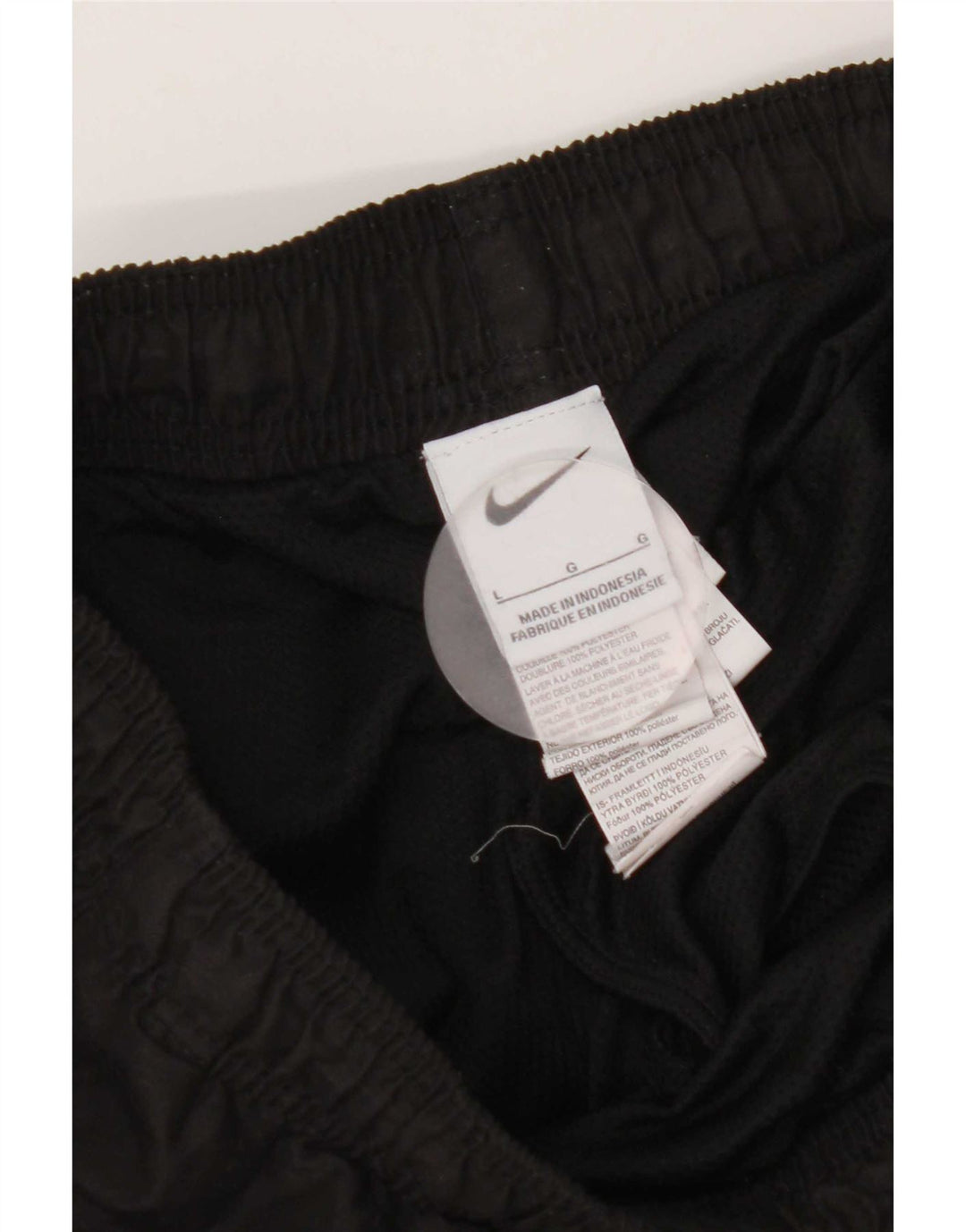 Ανδρικό αθλητικό σορτς Nike μεγάλο μαύρο πολυεστέρα
