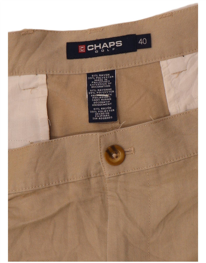 Chaps Ανδρικό σορτς Chino W40 XL Beige Rayon