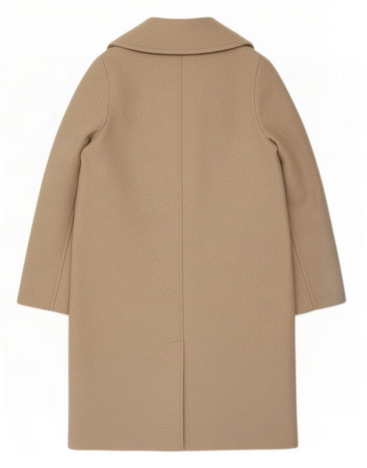 Zara Γυναικείο Ανοιχτό Πανωφόρι UK 10 Small Beige Polyester