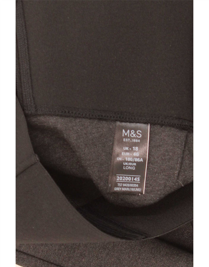Marks & Spencer γυναικεία κολάν UK 18 XL γκρι χρωματιστό βισκόζη