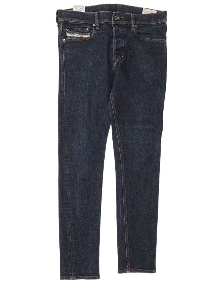 Ανδρικό Skinny Jeans DIESEL W32 L32 Navy Blue Cotton