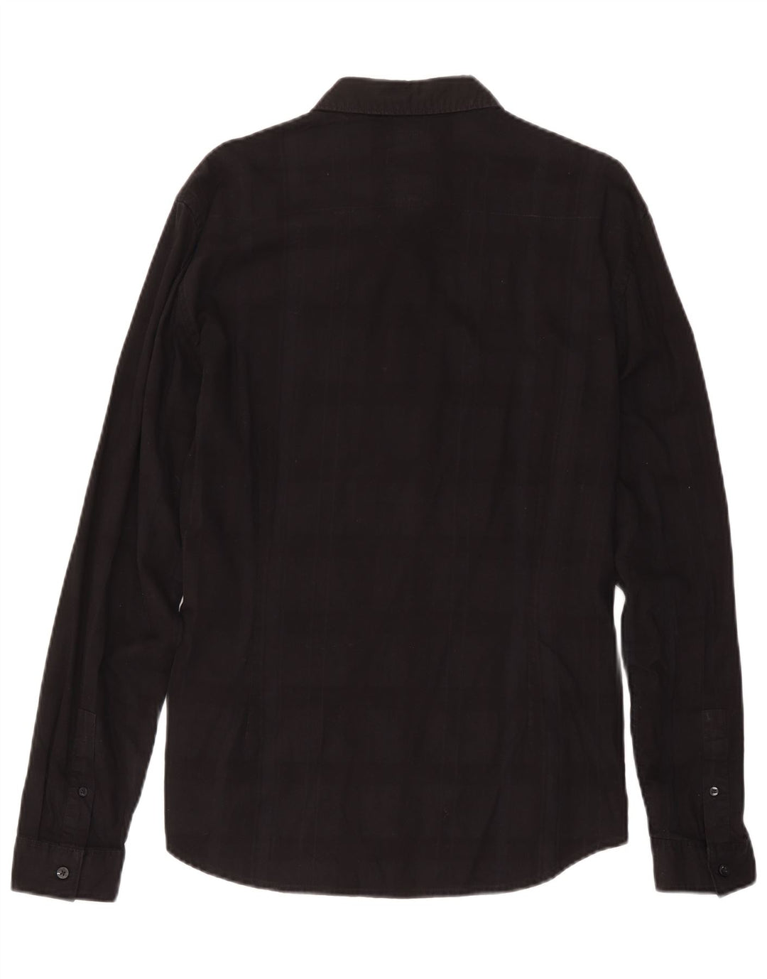 Ανδρικό πουκάμισο Guess Slim Fit Large Black Check Cotton