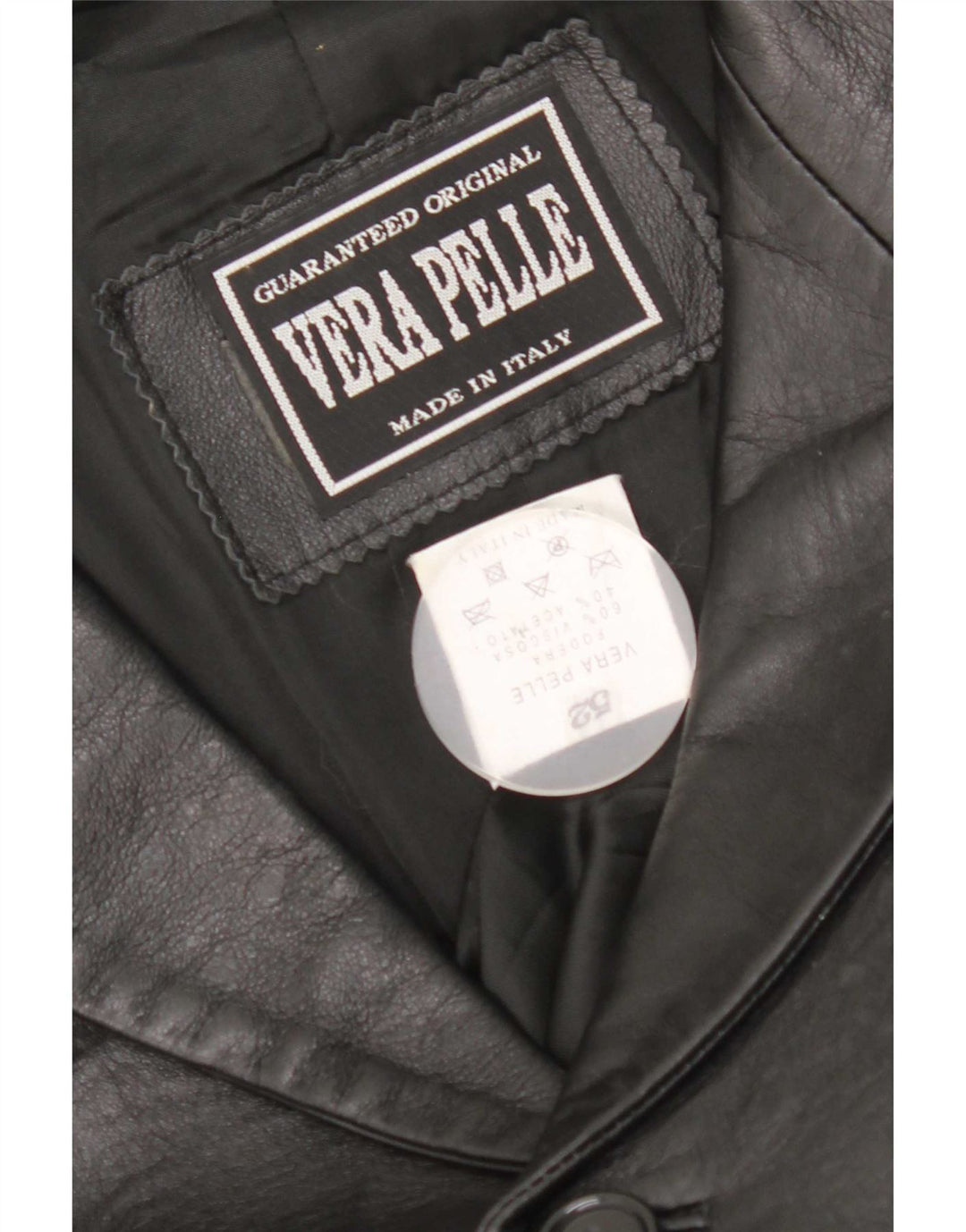 Vintage Ανδρικό Δερμάτινο Μπουφάν IT 52 XL Μαύρο