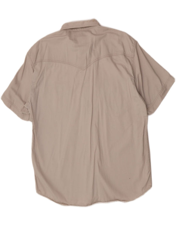 Ανδρικό κοντομάνικο πουκάμισο Wrangler Western XL Beige