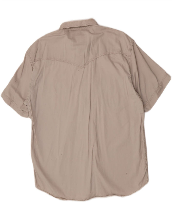 Ανδρικό κοντομάνικο πουκάμισο Wrangler Western XL Beige