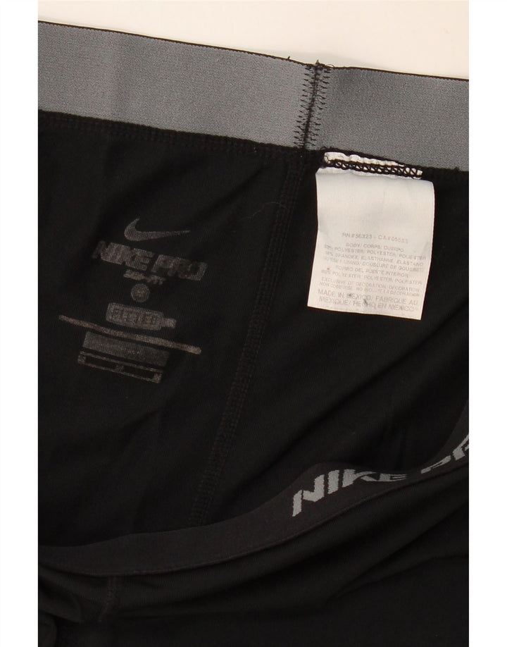 Γυναικεία αθλητική φόρμα Nike Dri Fit UK 12 μεσαίο μαύρο πολυεστέρα