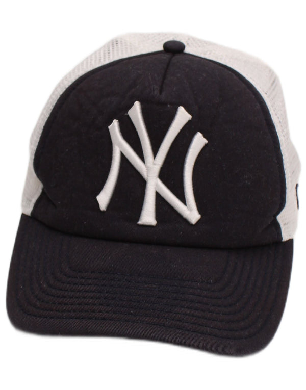 New Era Mens New York Yankees Graphic Trucker Cap One Size Navy Blue Cotton