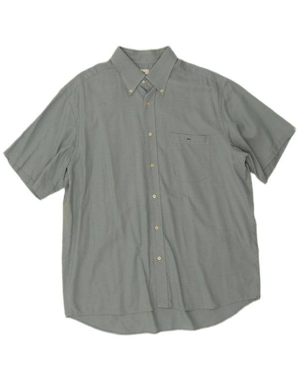 Ανδρικό κοντομάνικο πουκάμισο Lacoste 45 XL Πράσινο